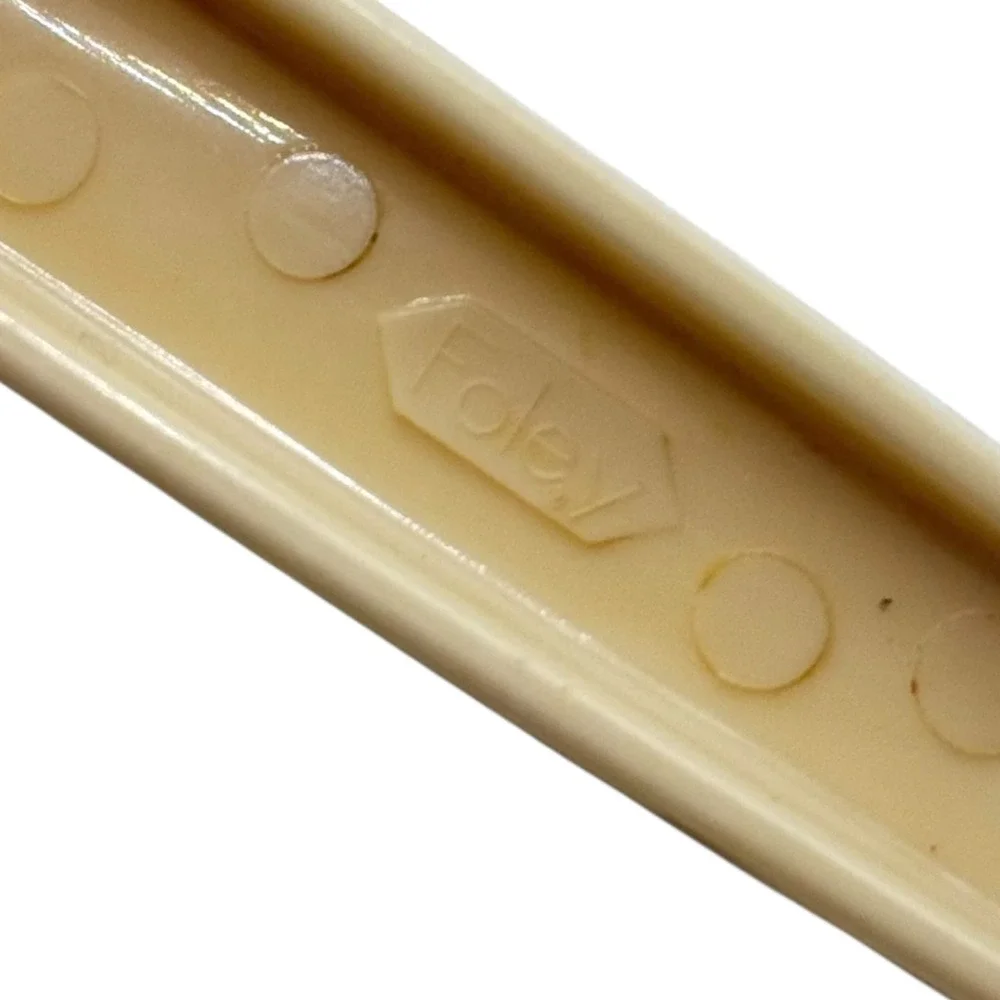 Vintage Foley Cream Nylon Slotted Spatula Turner‎ Retro Kitchen Utensil USA G72Q